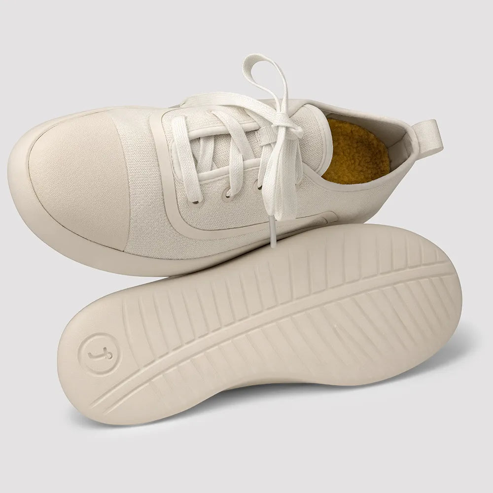 Women's AlpaKnit Lace-Up Off White - Juntos