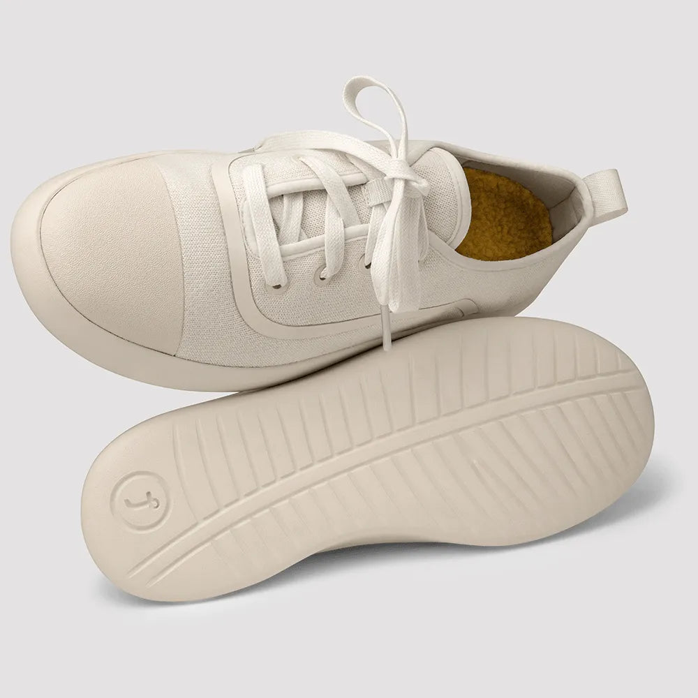 Men's AlpaKnit Lace-Up Off White - Juntos