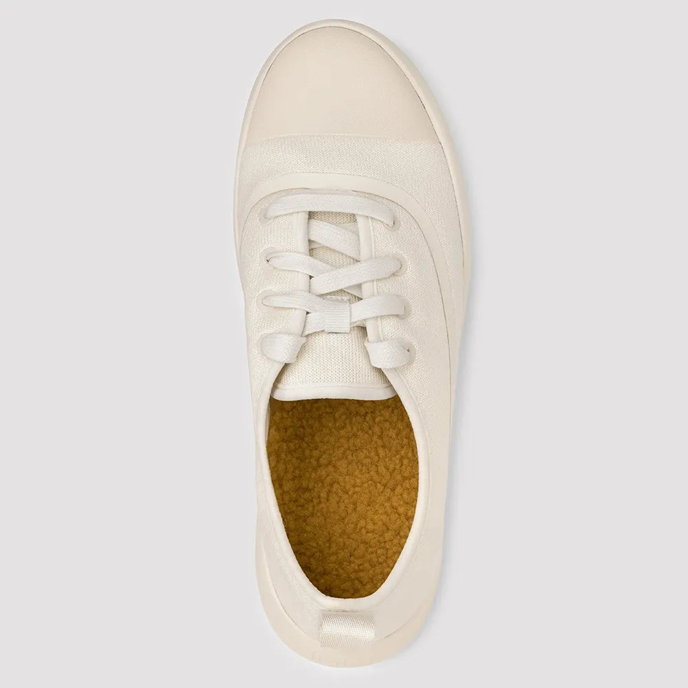 Women's AlpaKnit Lace-Up Off White - Juntos