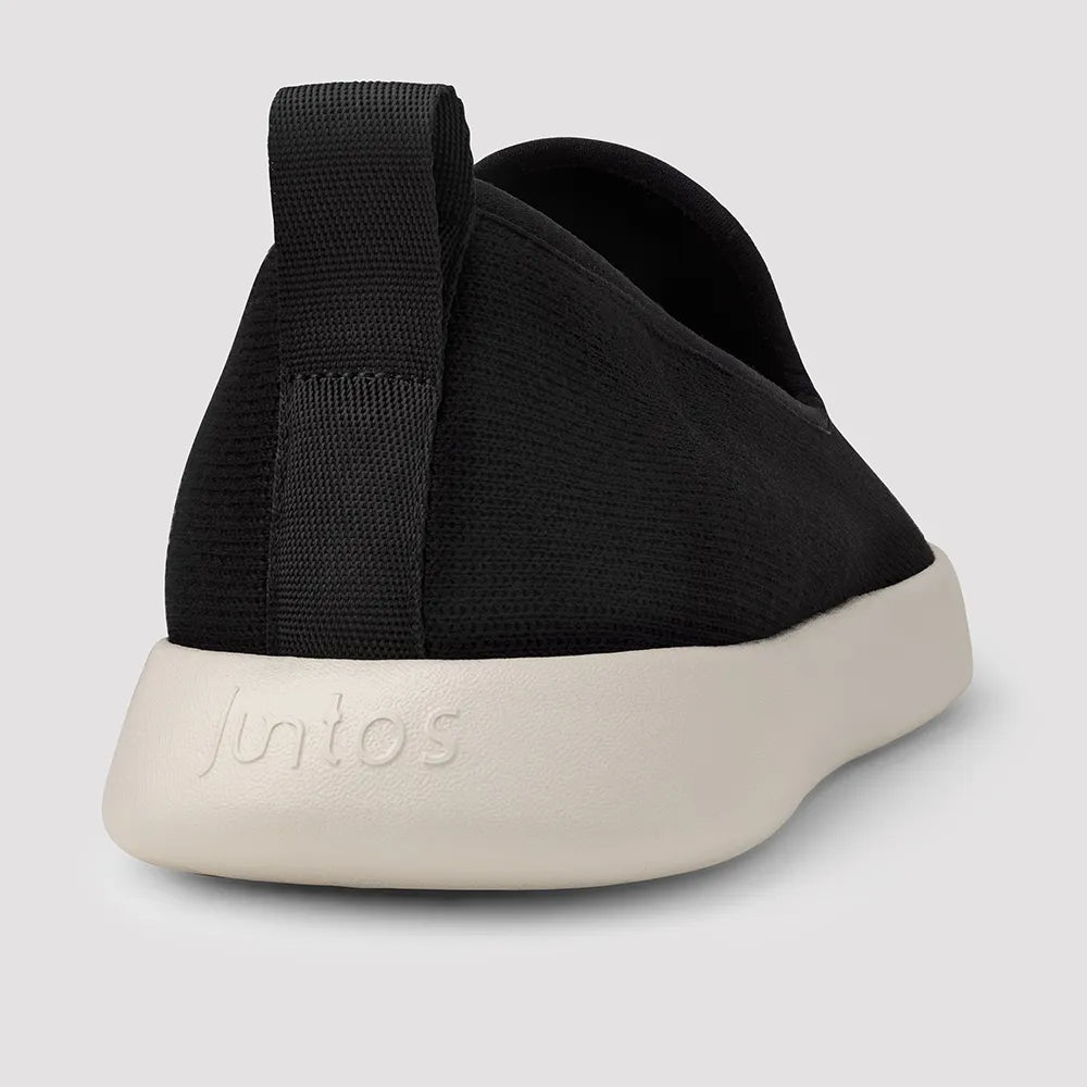 Women's AlpaKnit Slip-On Black & Off White - Juntos