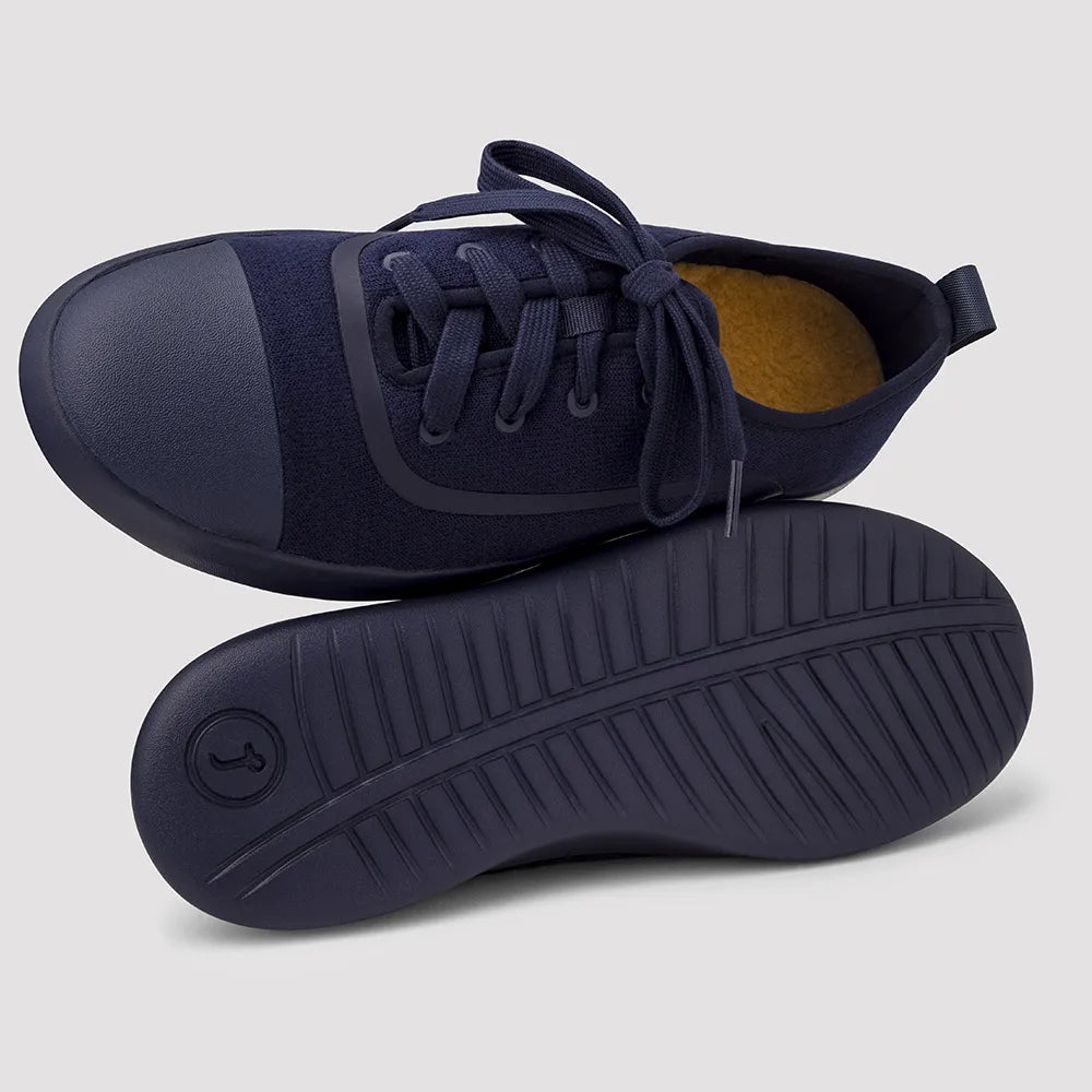 Women's AlpaKnit Lace-Up Navy - Juntos