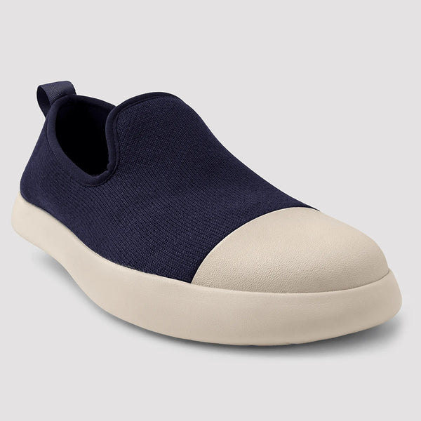 AZZUL NY navy blue and white Sardine Faro slip-on sneakers mens-slip-on-canvas-shoes-  main image 2