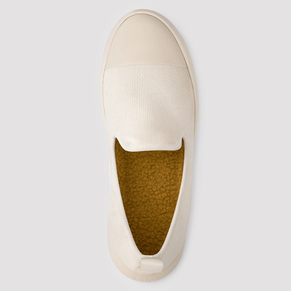 Men's AlpaKnit Slip-On Off White - Juntos