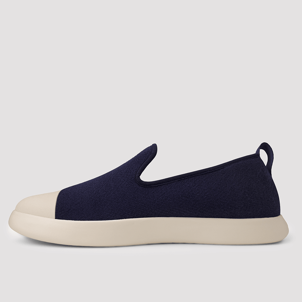 Men's AlpaKnit Slip-On Navy & Off White - Juntos