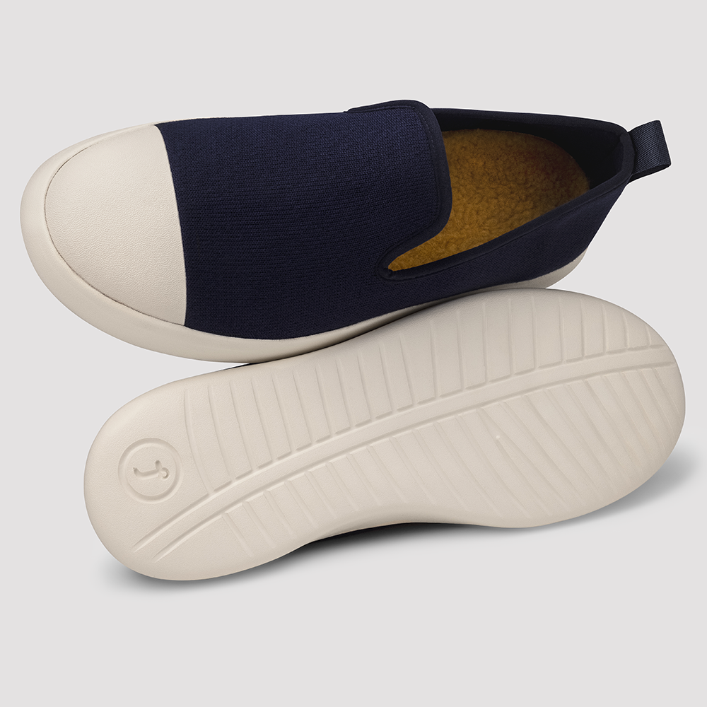 Women's AlpaKnit Slip-On Navy & Off White