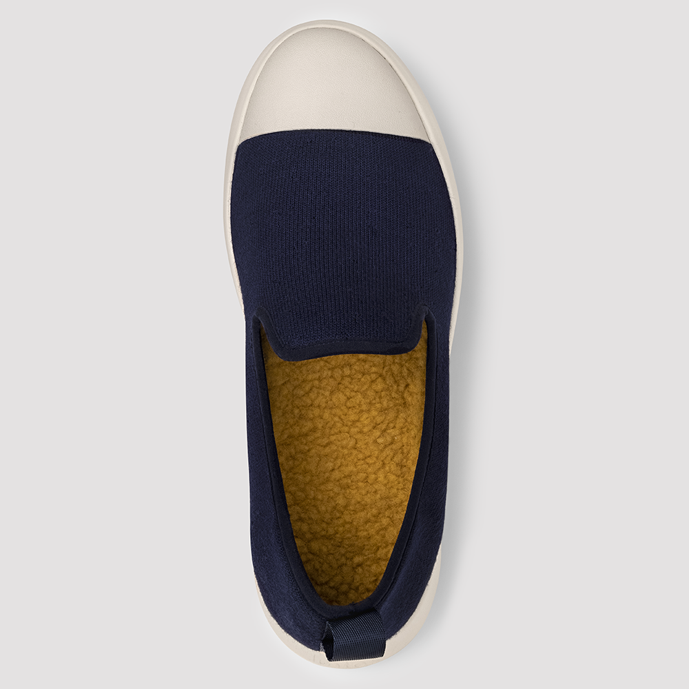 Women's AlpaKnit Slip-On Navy & Off White