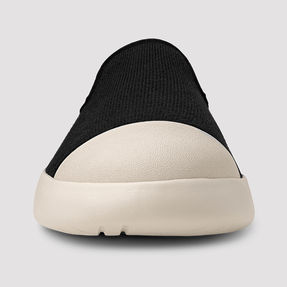 Men's AlpaKnit Slip-On Black & Off White - Juntos