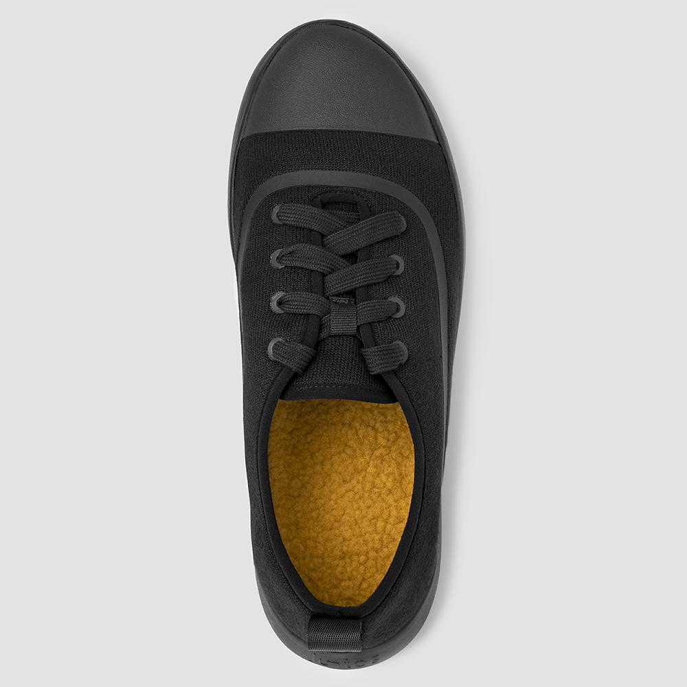 Men's AlpaKnit Lace-Up Black - Juntos