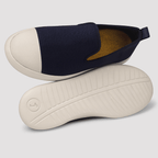 Men's AlpaKnit Slip-On Navy & Off White - Juntos