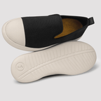 Men's AlpaKnit Slip-On Black & Off White - Juntos
